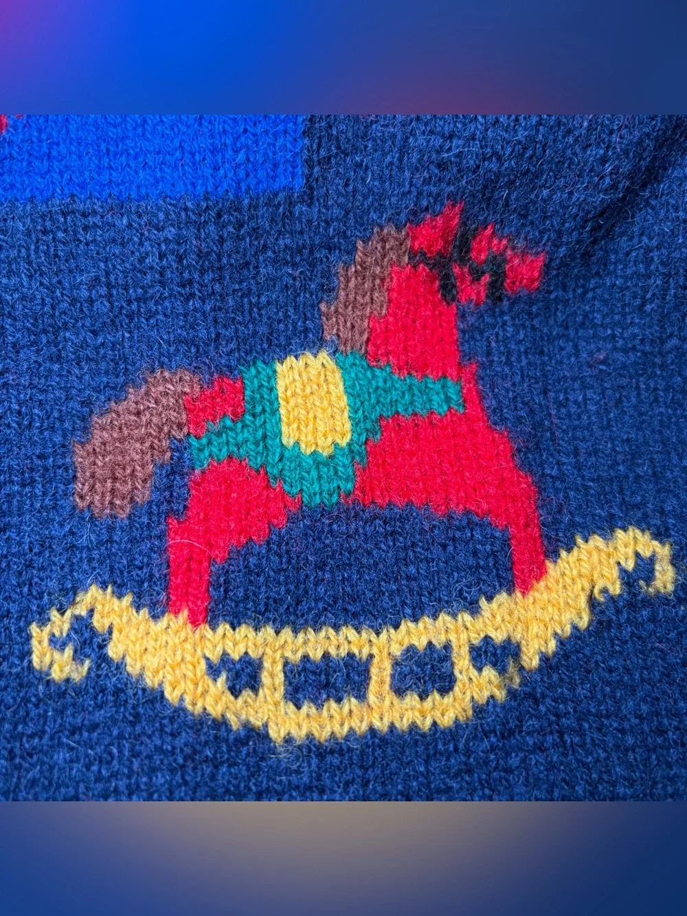 Vintage Charter Club 97% Wool Cardigan Christmas Sweater Women SMALL Red
